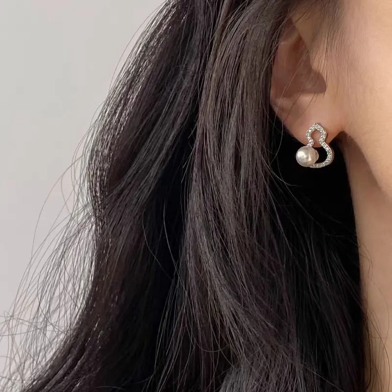 ZWU 925 Silver Needles Earrings Women's-2