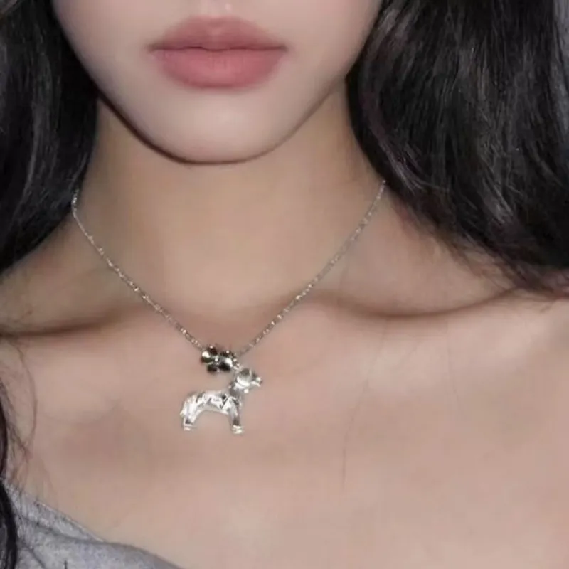ZWU Silver Plated Copper Necklaces Unisex-4