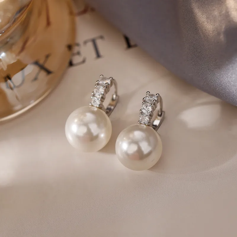 ZWU 925 Sterling Silver Earrings Women's-2