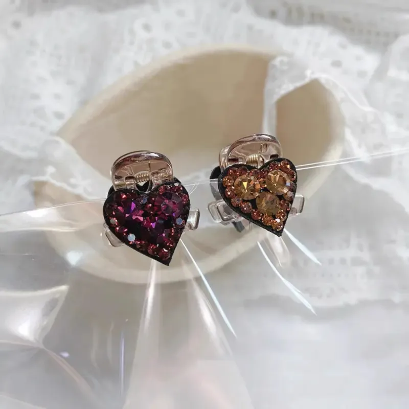 ZWU Acrylic Crystal Hair Clips Women's-46