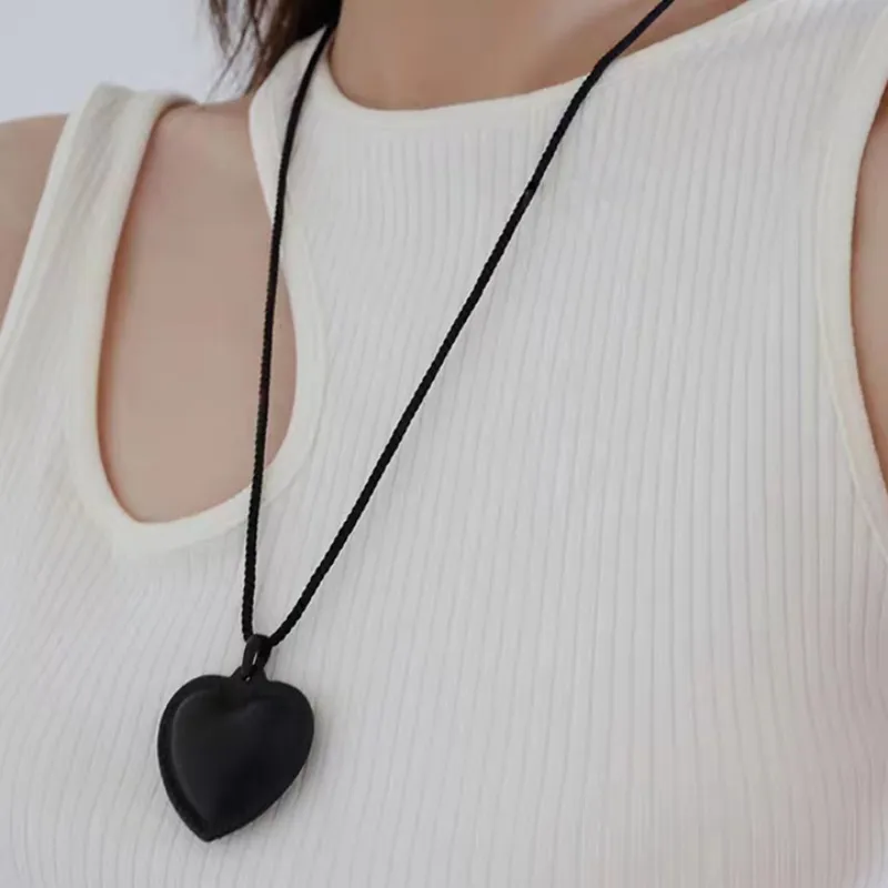 ZWU Hemp Rope Necklaces Women's-10