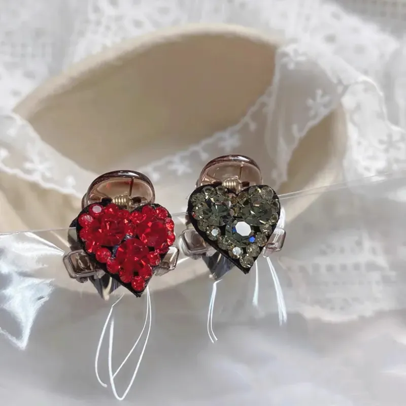 ZWU Acrylic Crystal Hair Clips Women's-36