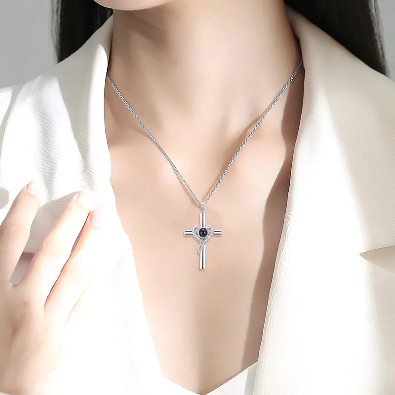 ZWU Silver Plated Copper Necklaces Women's-3
