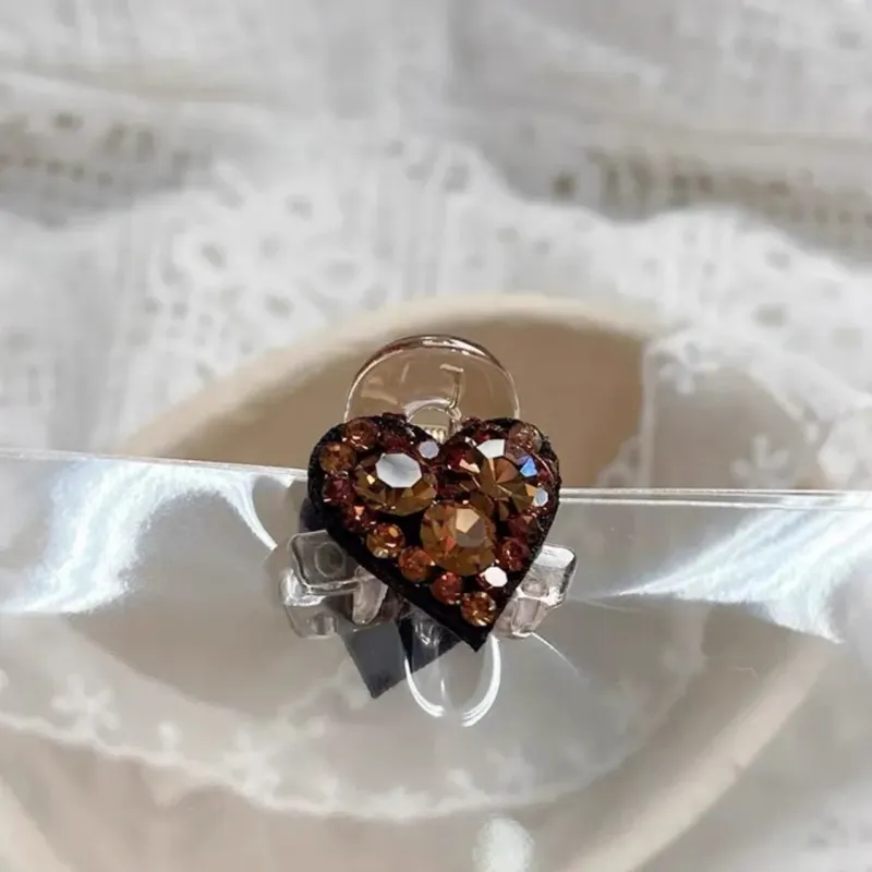 ZWU Acrylic Crystal Hair Clips Women's-11