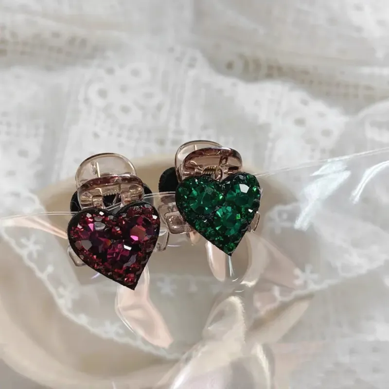 ZWU Acrylic Crystal Hair Clips Women's-40