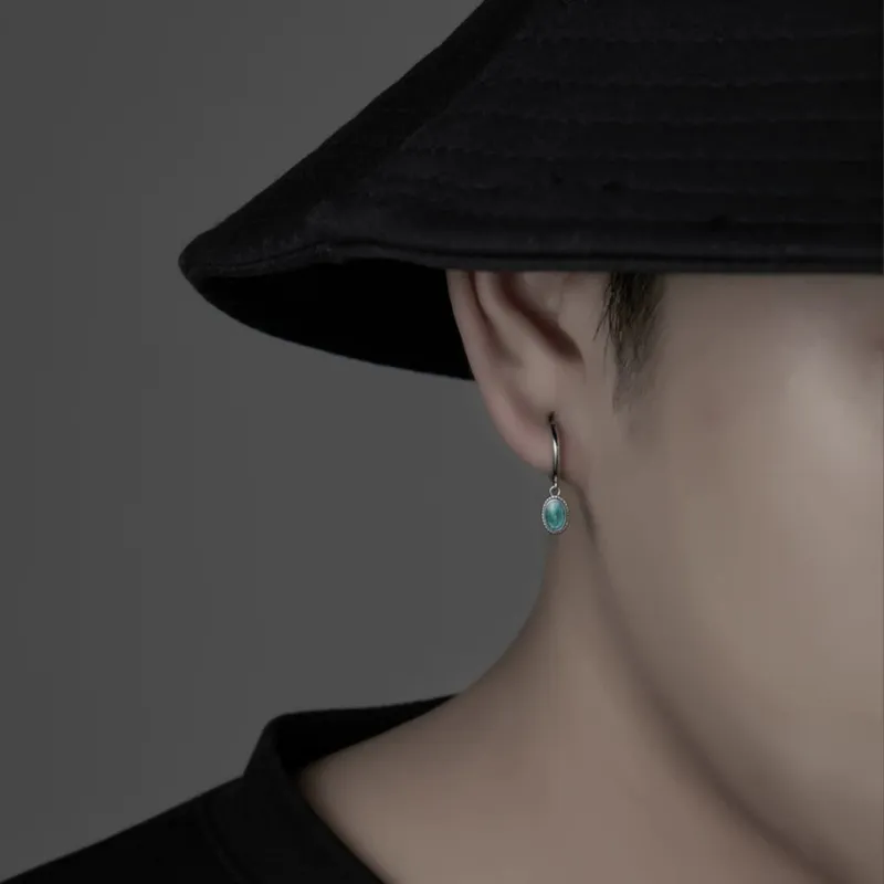 ZWU S925 Sterling Silver Needle Versatile Minimalist Style Earrings Accessories Hoop Earrings Unisex-11