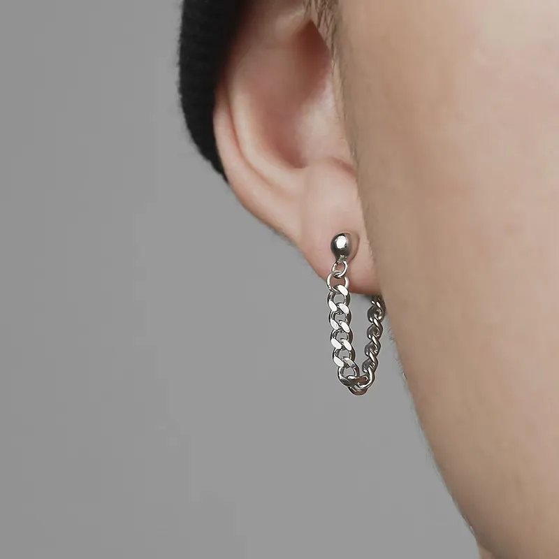ZWU 925 Sterling Silver Earrings Unisex-2