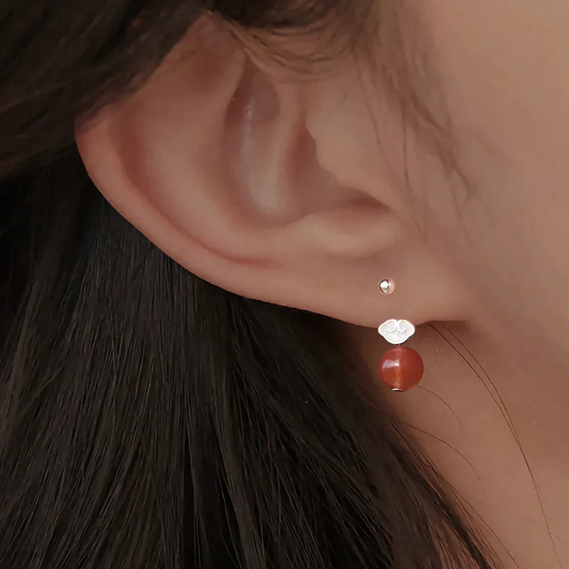 ZWU S999 Fine Silver Earrings Unisex-3