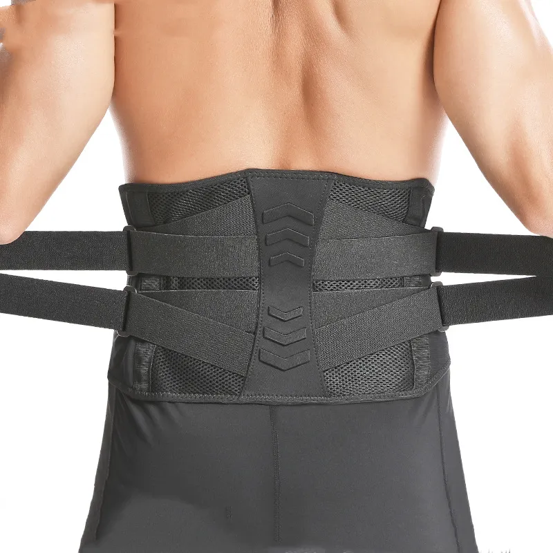 YL YULONG Back Support Braces Protective Black Unisex-1