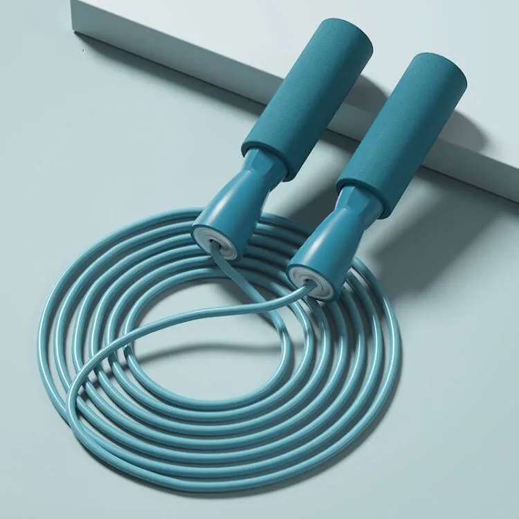 SINGLELADY Fitness Training Non Countable Jump Ropes Adults Handle Material Sponge, Rope Material PVC Plastic 3m-9