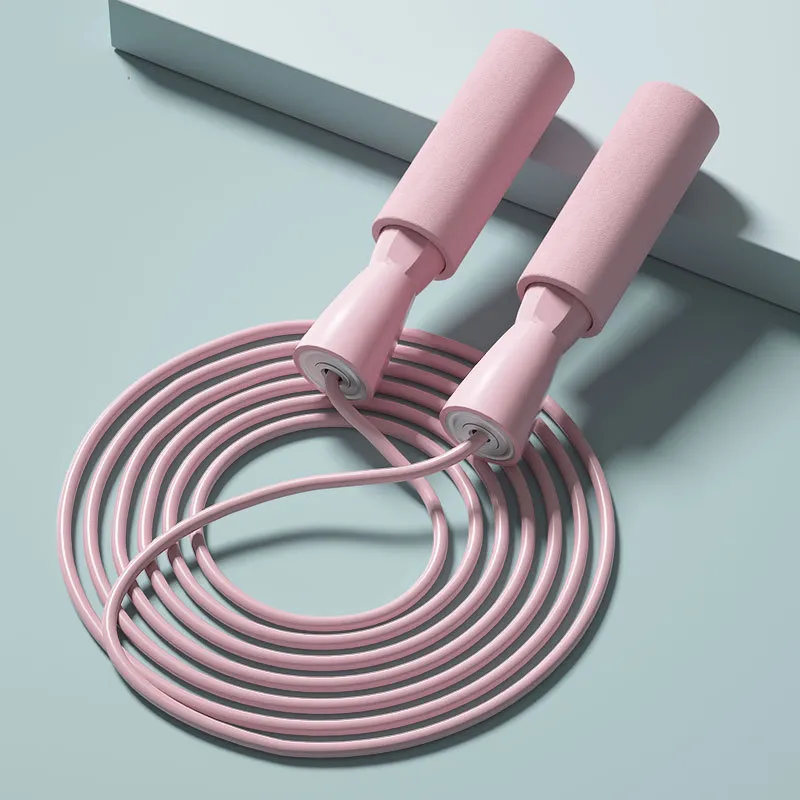 SINGLELADY Fitness Training Non Countable Jump Ropes Adults Handle Material Sponge, Rope Material PVC Plastic 3m-3