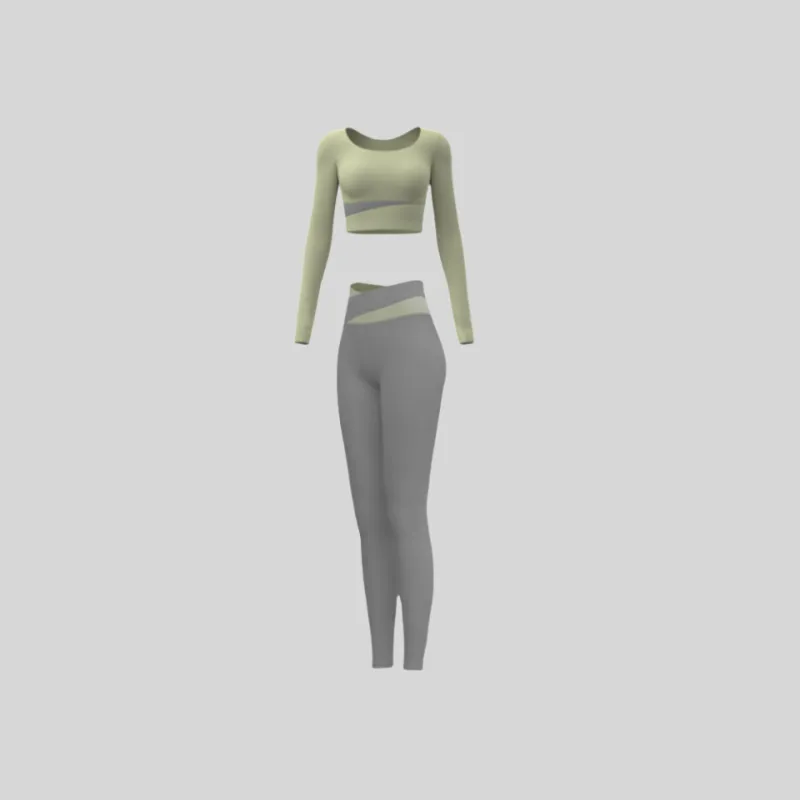 SINGLELADY Yoga Sets Body Sculpting Weight Loss Body Shaping Exercise Women's-9