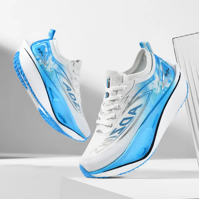 ANDEZHANMUSI Shock Absorbers With Slip Resistant And Abrasion Resistant Properties Low Top Running Shoes Unisex-23