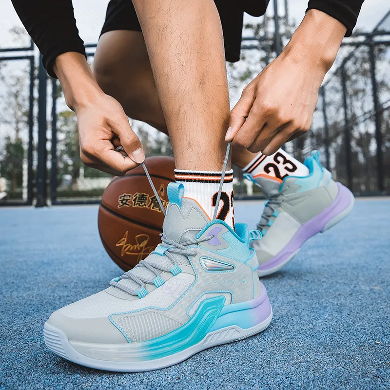 ANDEZHANMUSI Cushioning, Slip Resistant, And Abrasion Resistant Low Top Basketball Shoes Unisex-14