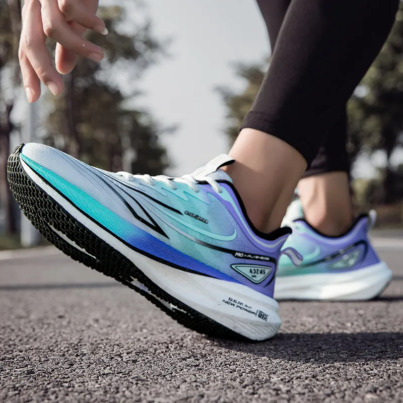 ANDEZHANMUSI Cushioning, Abrasion Resistant, Slip Resistant Low Top Marathon Running Shoes Unisex-14