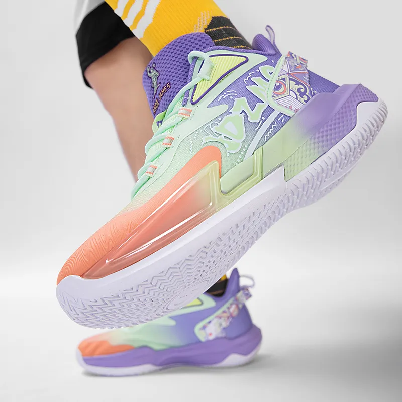 ANDEZHANMUSI Cushioning, Slip Resistant, And Abrasion Resistant Low Top Basketball Shoes Unisex-6