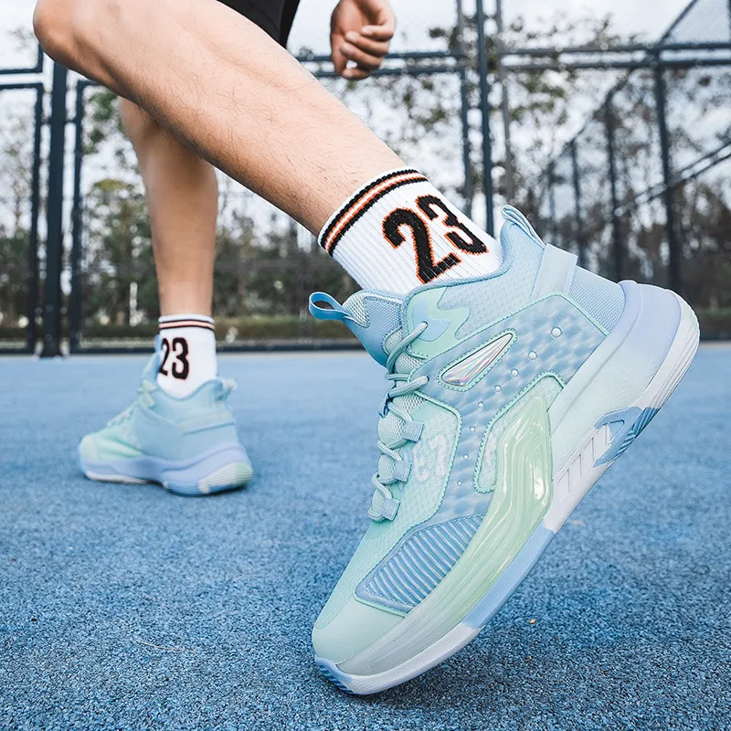 ANDEZHANMUSI Cushioning, Slip Resistant, And Abrasion Resistant Low Top Basketball Shoes Unisex-10