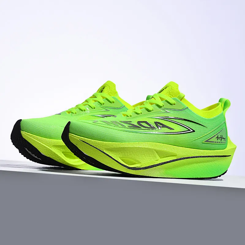ANDEZHANMUSI Shock Absorbers With Slip Resistant And Abrasion Resistant Properties Low Top Running Shoes Unisex-12