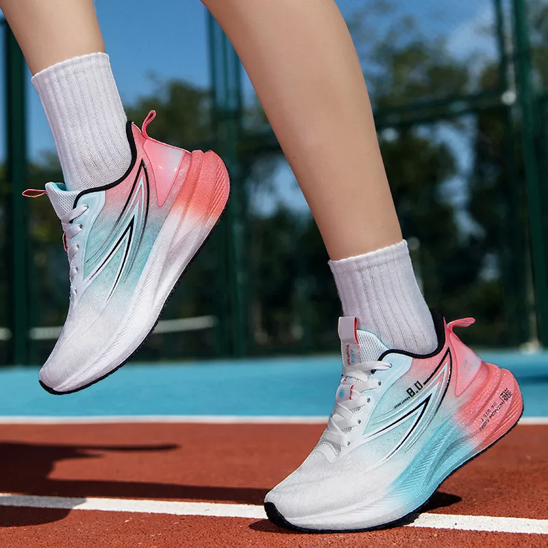 ANDEZHANMUSI Slip Resistant, Abrasion Resistant, Rebound Resistant Low Top Casual Running Shoes Women's-3