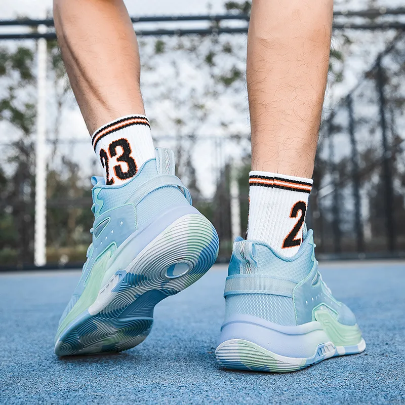 ANDEZHANMUSI Cushioning, Slip Resistant, And Abrasion Resistant Low Top Basketball Shoes Unisex-11