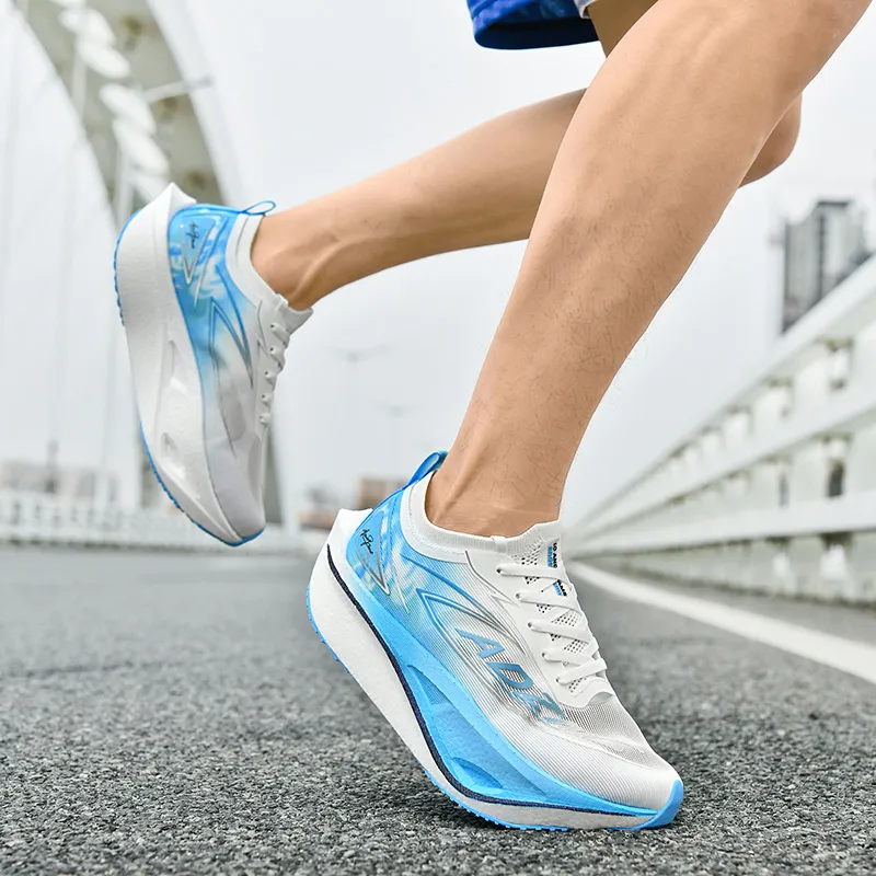 ANDEZHANMUSI Shock Absorbers With Slip Resistant And Abrasion Resistant Properties Low Top Running Shoes Unisex-26