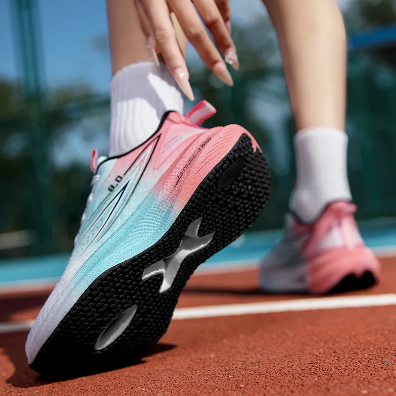 ANDEZHANMUSI Slip Resistant, Abrasion Resistant, Rebound Resistant Low Top Casual Running Shoes Women's-4