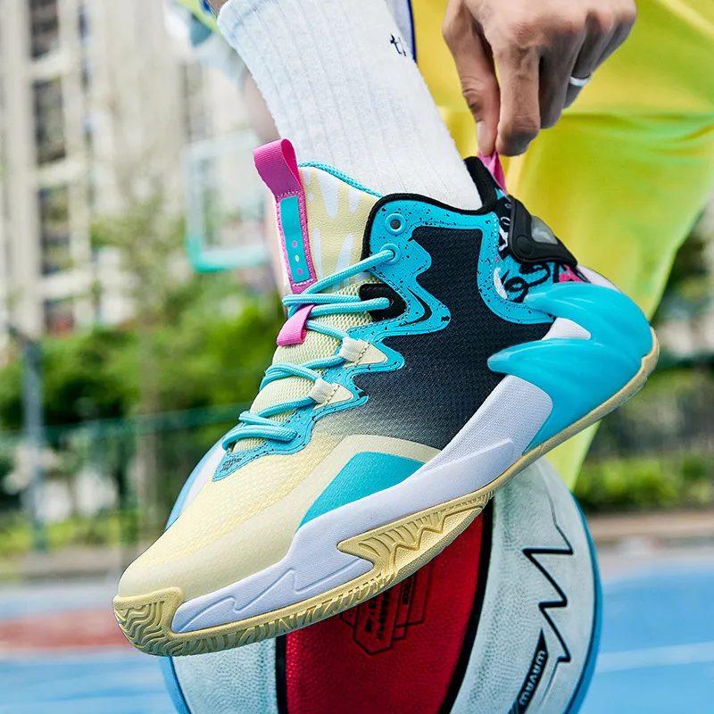 ANDEZHANMUSI Cushioning, Slip Resistant, And Abrasion Resistant Low Top Cushioning Technology Basketball Shoes Unisex-16