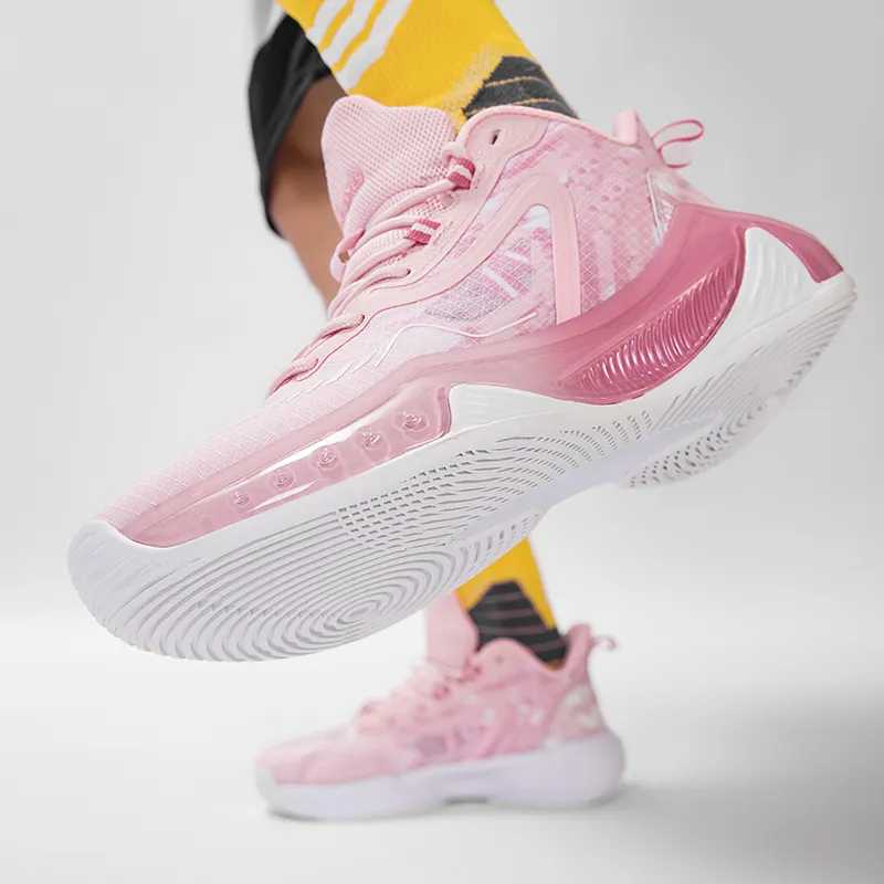 ANDEZHANMUSI Cushioning, Slip Resistant, Abrasion Resistant, Coverage, Support Low Top Basketball Shoes Unisex-7