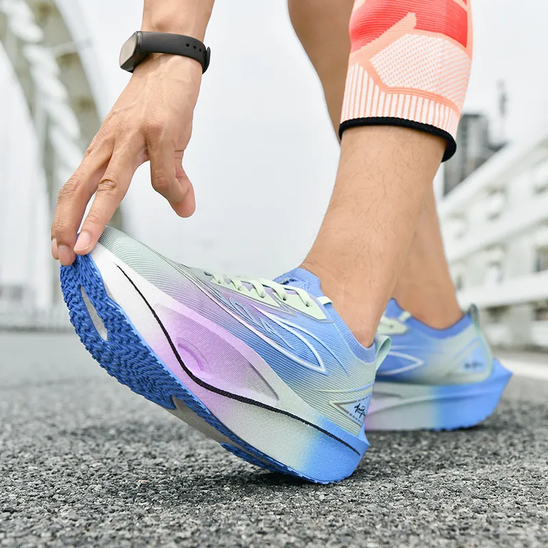 ANDEZHANMUSI Shock Absorbers With Slip Resistant And Abrasion Resistant Properties Low Top Running Shoes Unisex-17