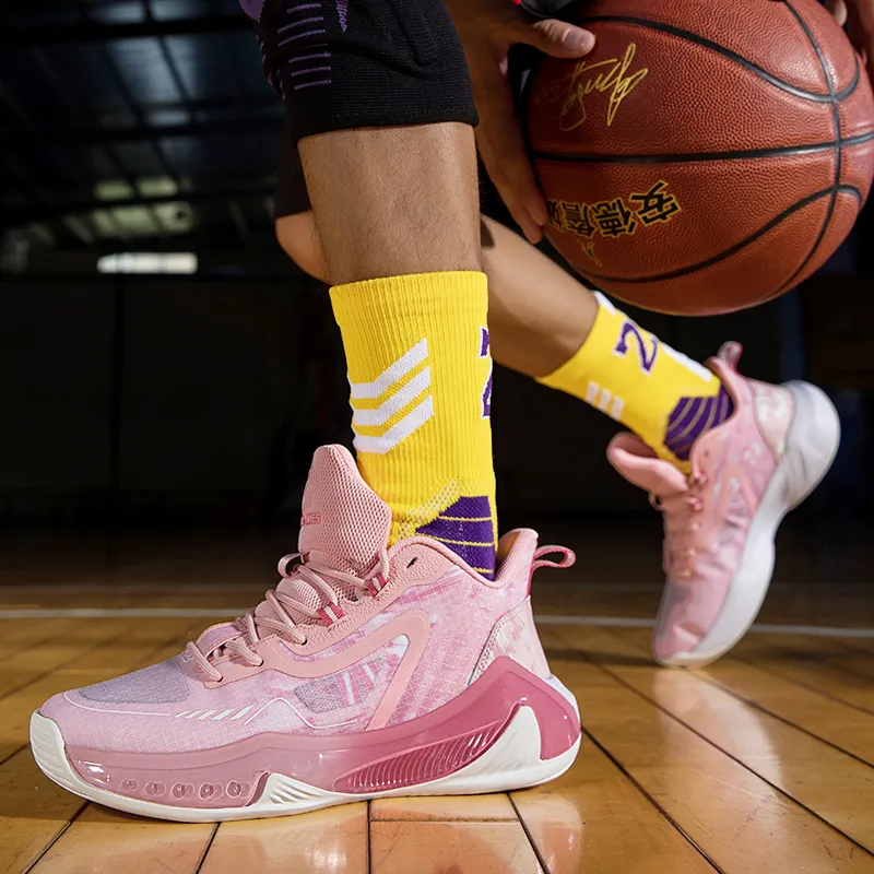 ANDEZHANMUSI Cushioning, Slip Resistant, Abrasion Resistant, Coverage, Support Low Top Basketball Shoes Unisex-6
