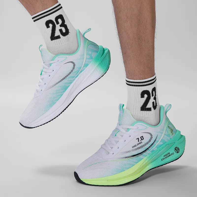 ANDEZHANMUSI Cushioning, Abrasion Resistant, Slip Resistant Low Top Running Shoes Men's-14