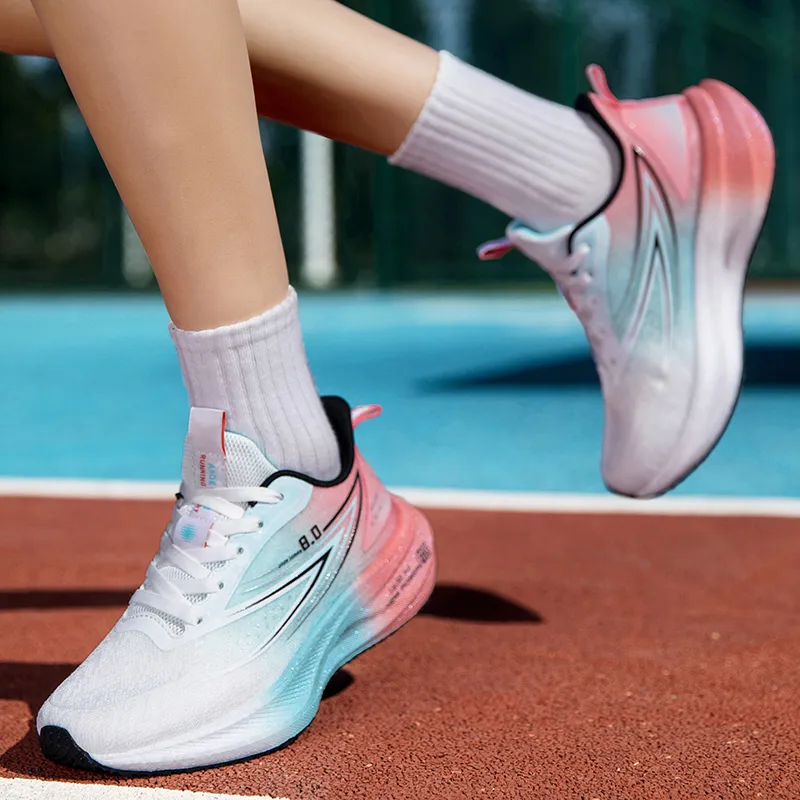 ANDEZHANMUSI Slip Resistant, Abrasion Resistant, Rebound Resistant Low Top Casual Running Shoes Women's-2