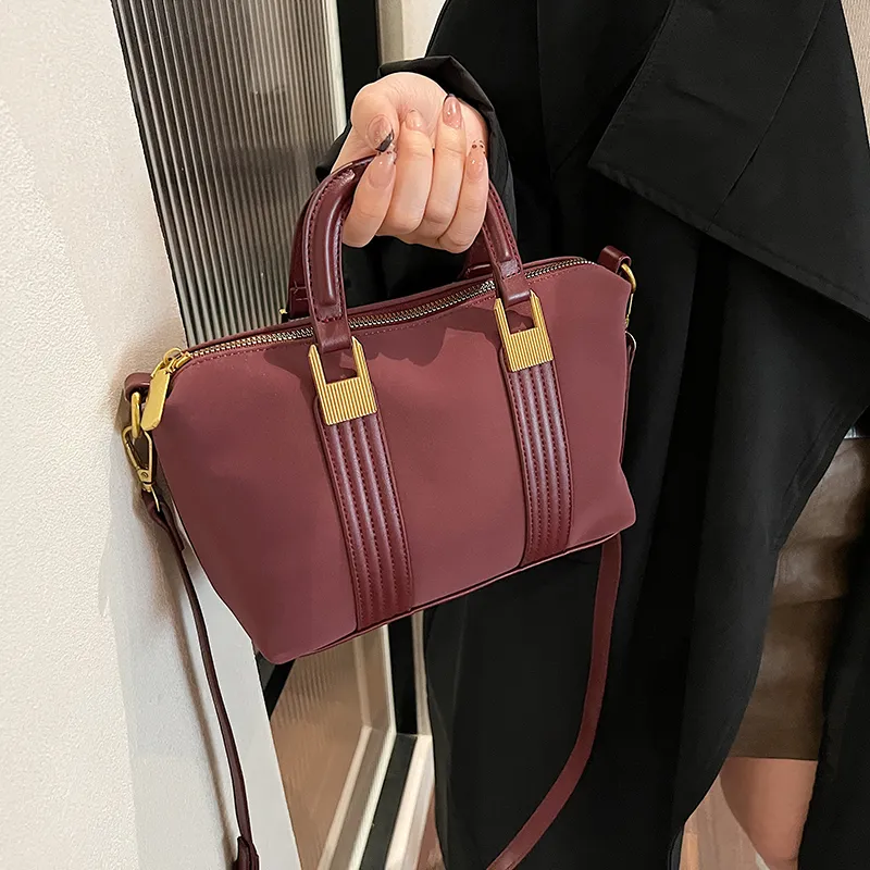 Worm's Home PU Handbag, Shoulder Bag, Crossbody Bag Regular Women's Black/Burgundy/Brown-5
