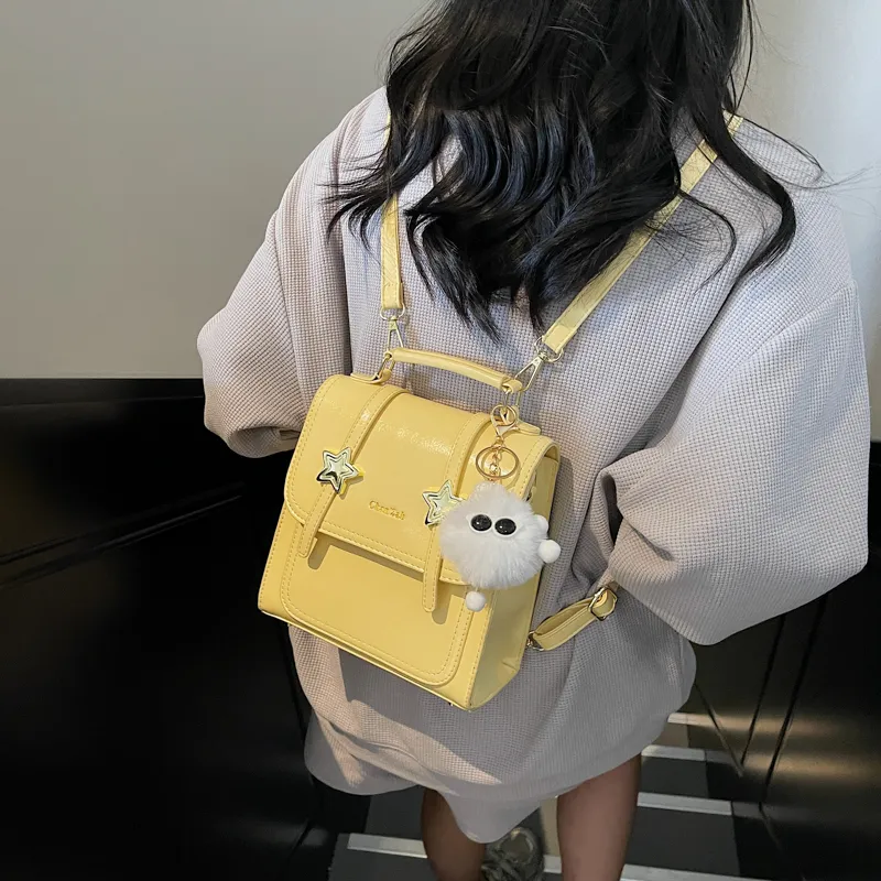 Worm's Home PU Backpack Regular Women's Multicolor-17