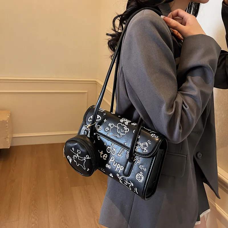 Worm's Home PU Shoulder Bag Regular Women's-20