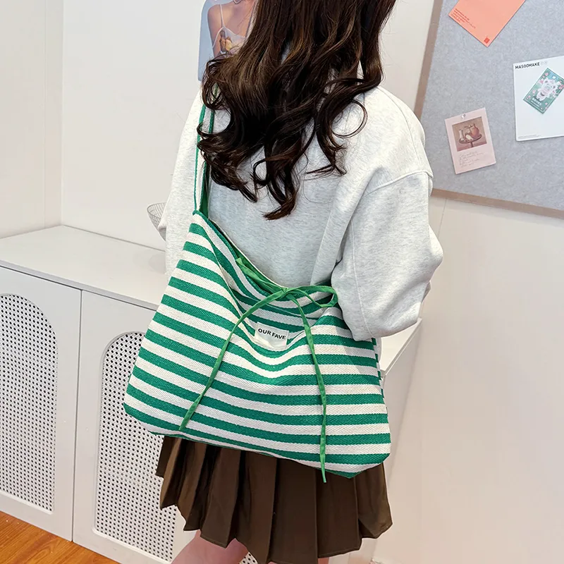 Worm's Home Canvas Bag Shoulder Bags Women's Multicolor-9