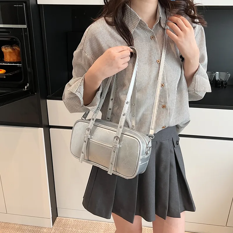 Worm's Home PU Underarm Crossbody Bag, Shoulder Bag Regular Women's-4