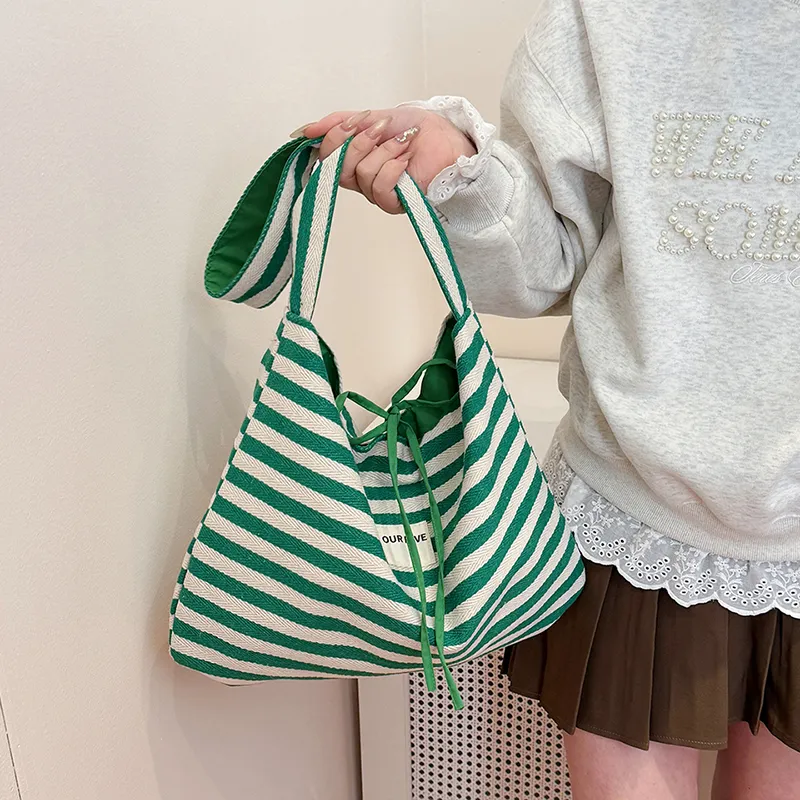 Worm's Home Canvas Bag Shoulder Bags Women's Multicolor-7