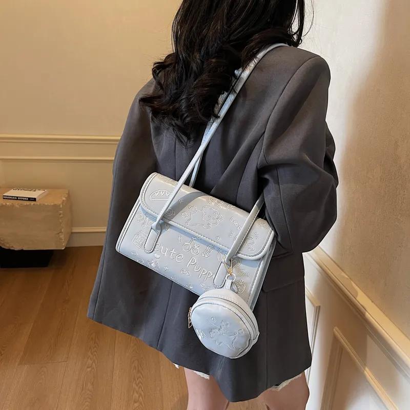 Worm's Home PU Shoulder Bag Regular Women's-16