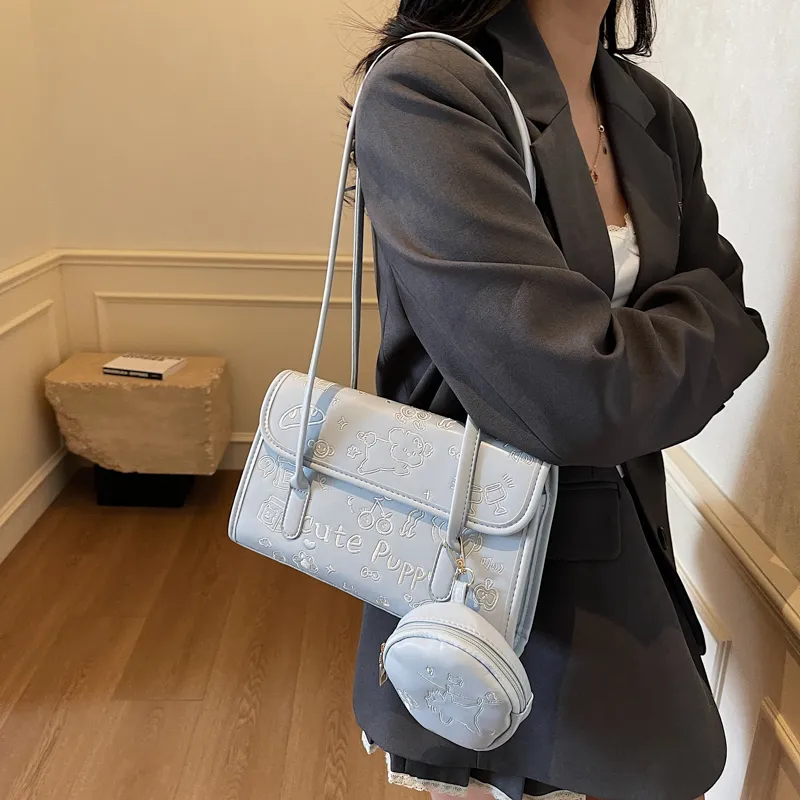 Worm's Home PU Shoulder Bag Regular Women's-17