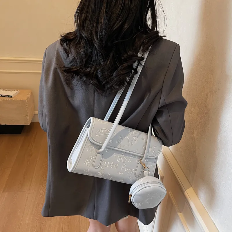 Worm's Home PU Shoulder Bag Regular Women's-15