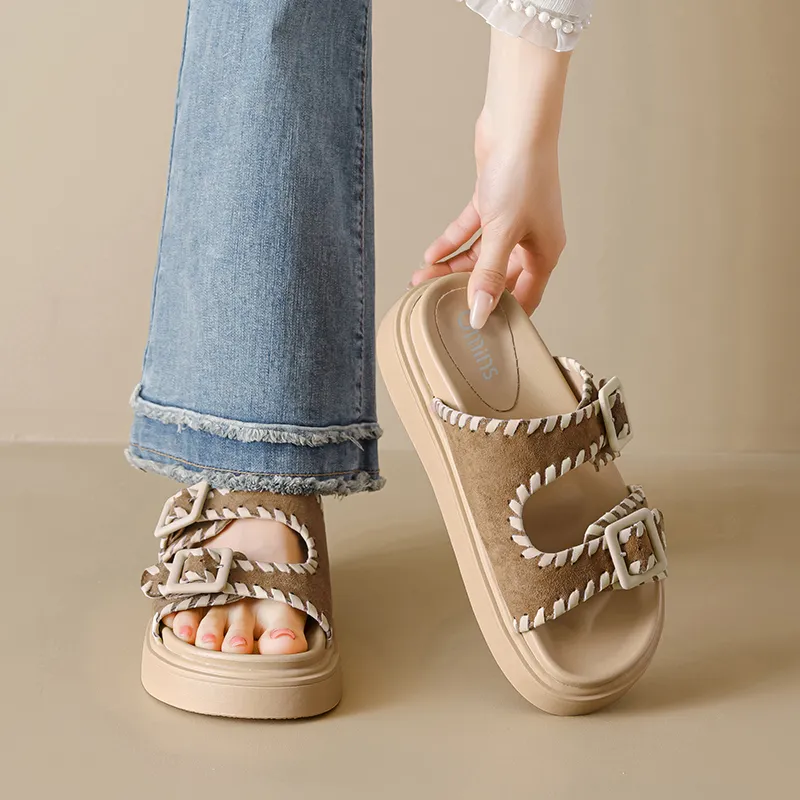 15 MINS Slide Slippers 5cm Women's-11