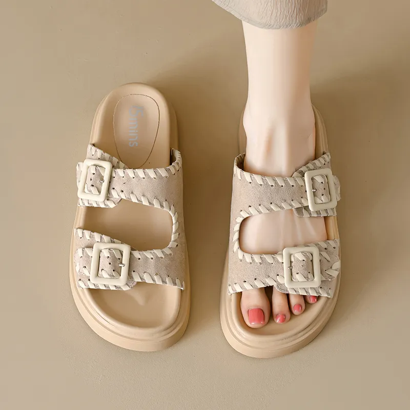 15 MINS Slide Slippers 5cm Women's-5