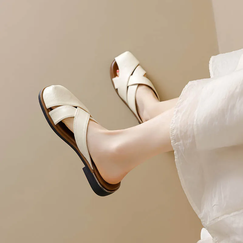 15 MINS Abrasion Resistant Closed Toe Slippers Women's-3