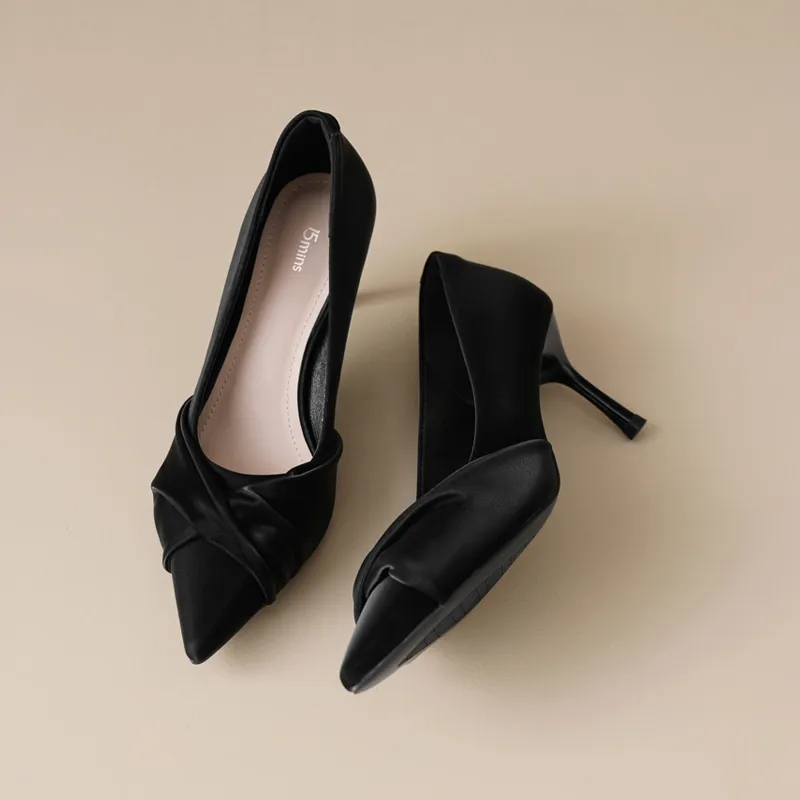 15 MINS Slim Heel High Heels Women's-10
