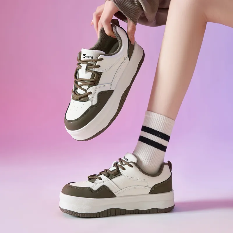 15 MINS Skateboard Shoes 3cm Women's-9