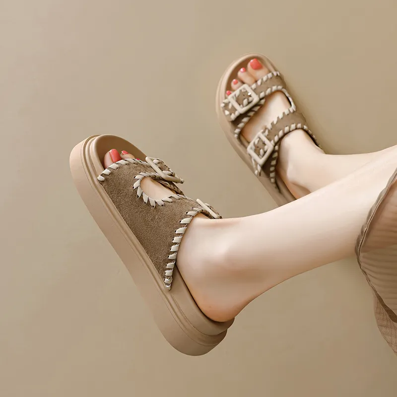 15 MINS Slide Slippers 5cm Women's-13