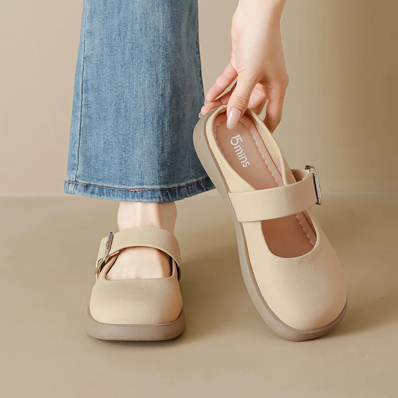15 MINS Closed Toe Slippers Women's-12