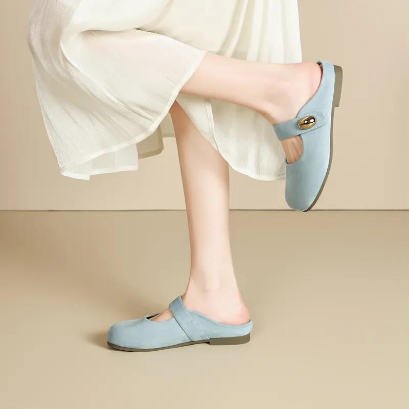15 MINS Closed Toe Slippers 3cm Women's-20