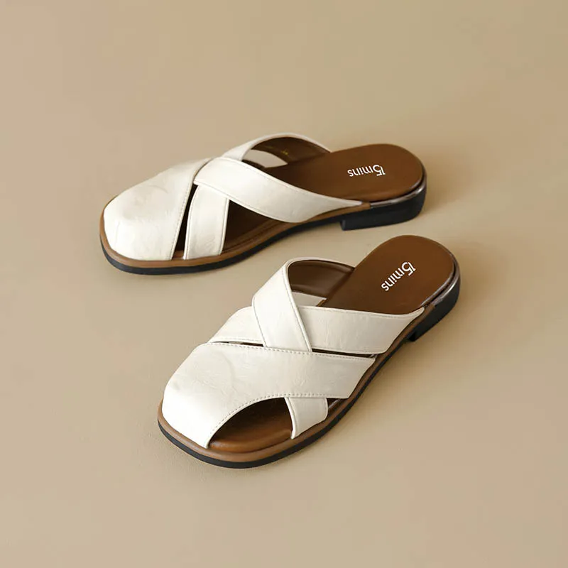 15 MINS Abrasion Resistant Closed Toe Slippers Women's-2